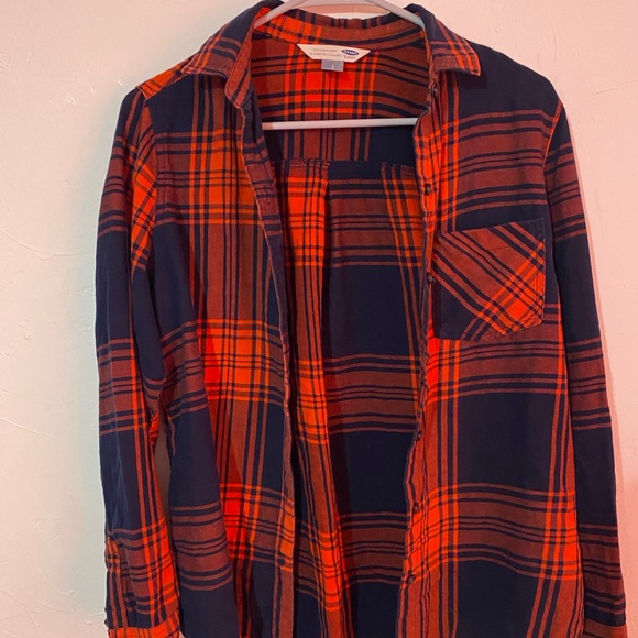 Navy and blue button up women’s size small - Picture 1 of 4